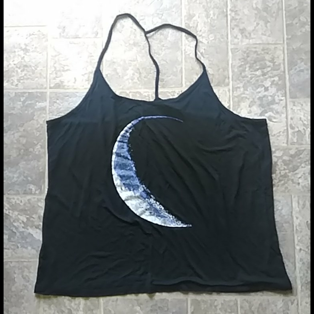 Black tank top
